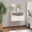 Cäcilie Drawer Nightstand in White