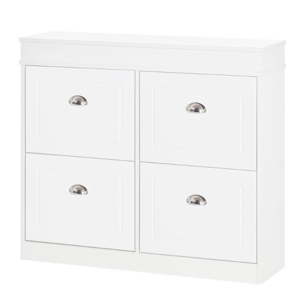 Veronica 8 Pair Shoe Storage Cabinet