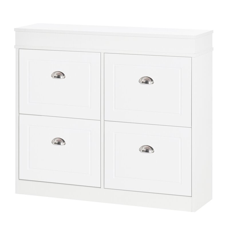 Veronica 8 Pair Shoe Storage Cabinet