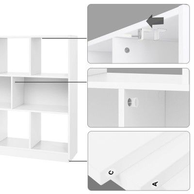 Cherey 100cm Geometric Bookcase