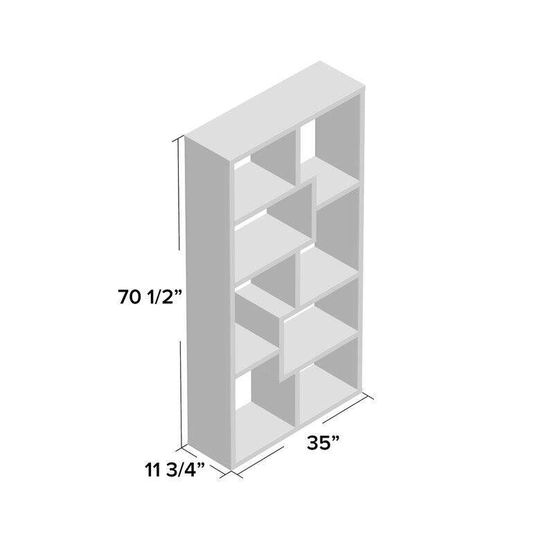 Kinlo Geometric Bookcase