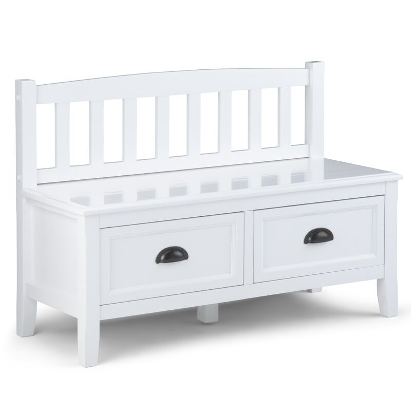 Madlin Wood Drawer Storage Bench