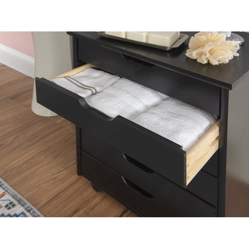 Breshay+6+Drawer+Rolling+Storage+Chest 