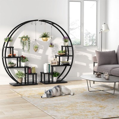 Industrial Multi-Purpose Curved Display Shelf For Home