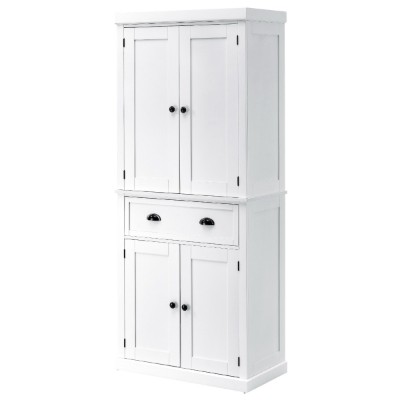 Santa Kitchen Storage Cabinet – Natural Wood with Elegant Minimal Design
