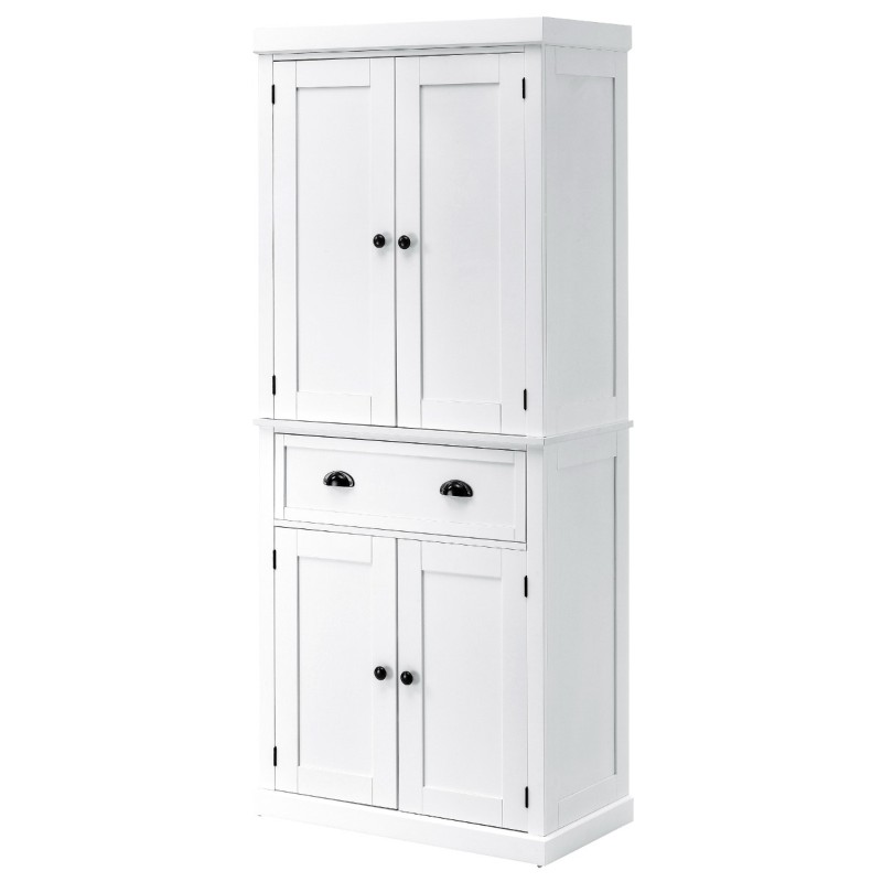Santa Kitchen Storage Cabinet – Natural Wood with Elegant Minimal Design