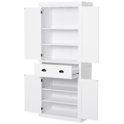 Santa Kitchen Storage Cabinet – Natural Wood with Elegant Minimal Design
