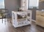 Langi Kitchen Island with Locking Wheels