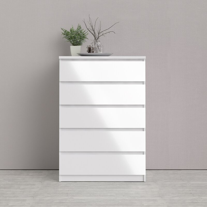 Picture of Lineify Black 5 drawers chest