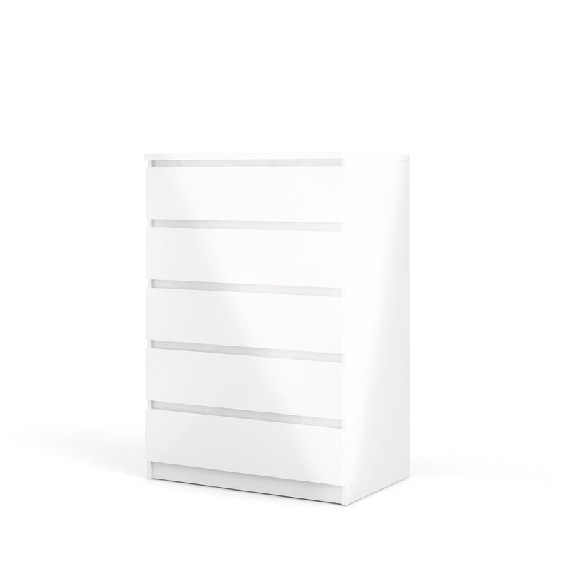 Picture of Lineify Black 5 drawers chest