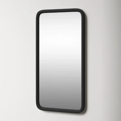 Aisja Rectangle Wood Wall Mirror