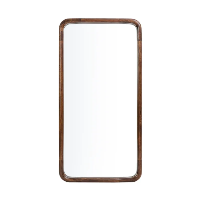 Aisja Rectangle Wood Wall Mirror