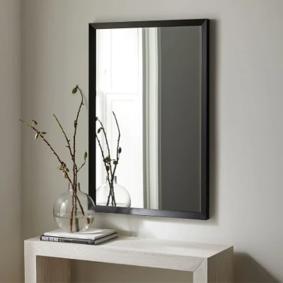 Thick Frame Metal Rectangle Wall Mirror 
