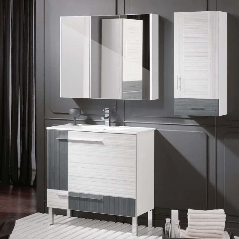 Romer Surface Mount Frameless 3 Door Medicine Cabinet with 6 Adjustable Shelves