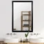 HomGarden Rectangle Modern Wall Mirror Black Bathroom Vanity Mirror