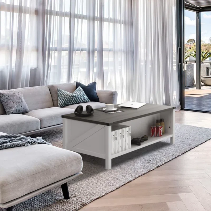 Learoy 4 Legs Coffee Table With Storage