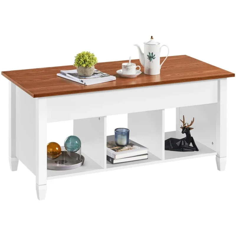 Lemmons Lift Top 4 Legs Coffee Table with Storage
