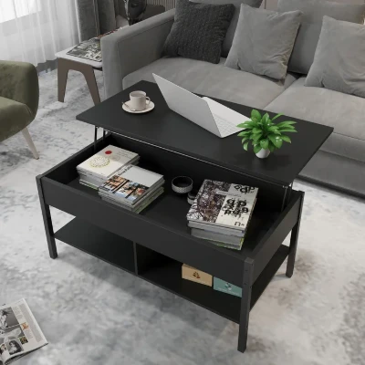 Gilbertville Lift Top 4 Legs 1 Coffee Table with Storage