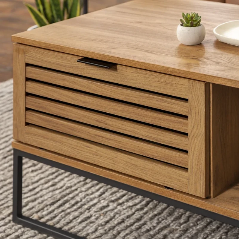 Briella Sled Coffee Table with Storage