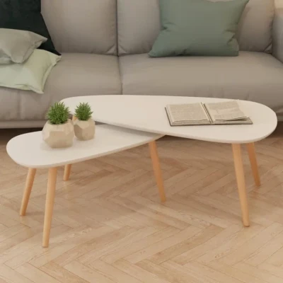 Hearns 3 Legs 2 Nesting Coffee Table