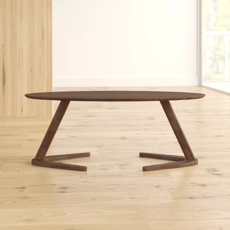 Bardem Solid Wood Abstract Coffee Table