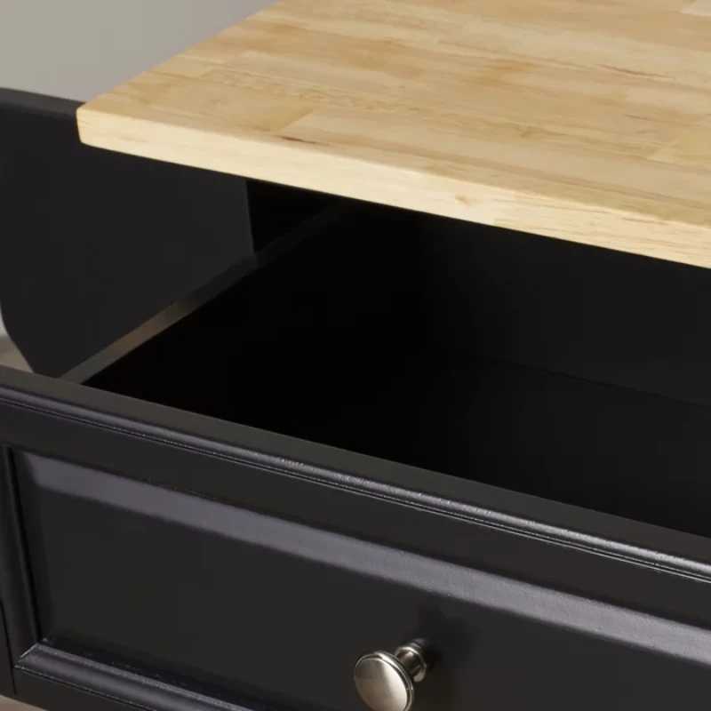 Talya Wide Rolling Kitchen Island