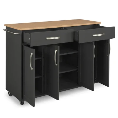Algarro Wide Rolling Kitchen Cart