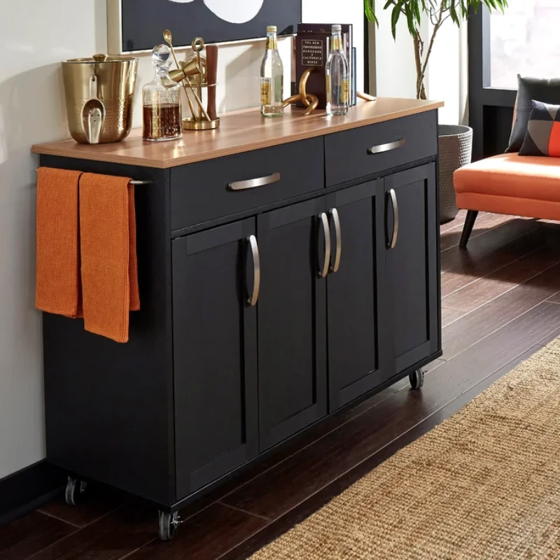 Algarro Wide Rolling Kitchen Cart