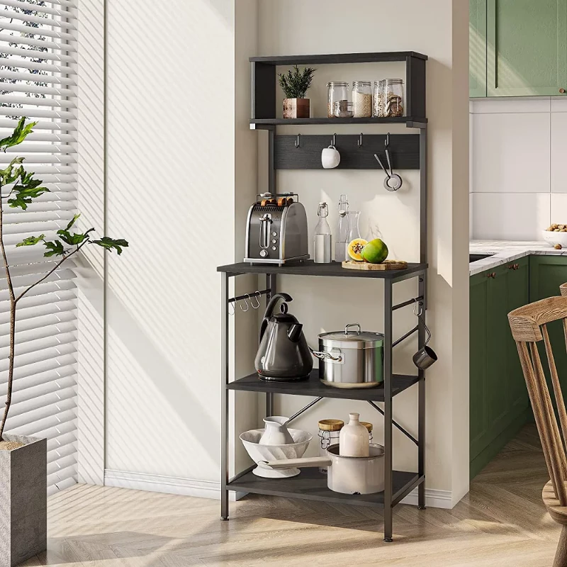 Gussi – Kitchen Stand Made of Wood and Metal
