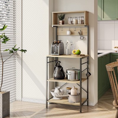 Gussi – Kitchen Stand Made of Wood and Metal