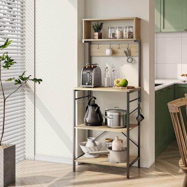 Gussi – Kitchen Stand Made of Wood and Metal