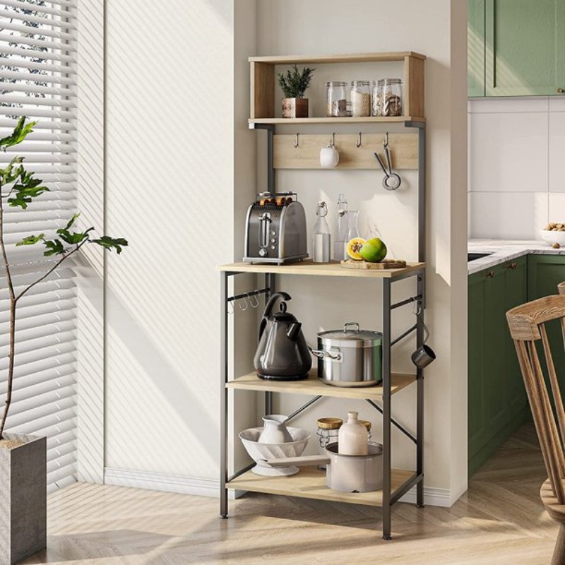 Gussi – Kitchen Stand Made of Wood and Metal