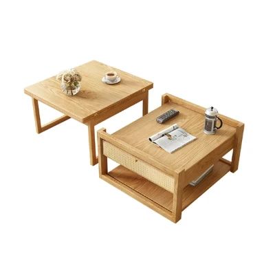 Picture of Xanta Natural Wood Multifunctional coffee table