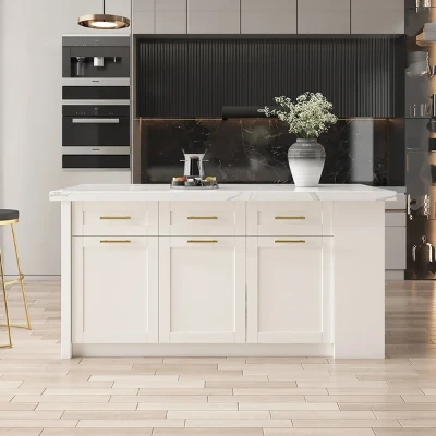 Grata Kitchen Island with Storage