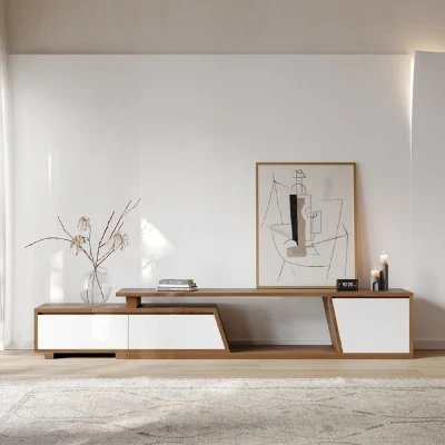 Graffi TV Unit with 3 Drawers - Expandable 