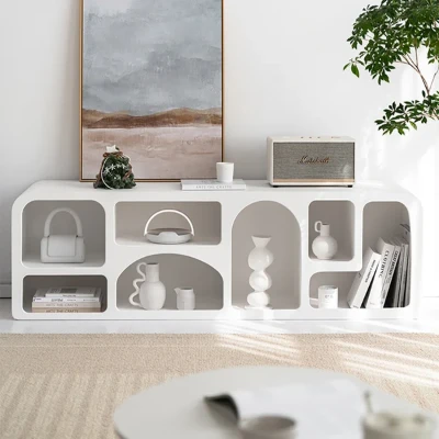 Picture of Silven Modular TV & Bookcase Unit – Natural Wood