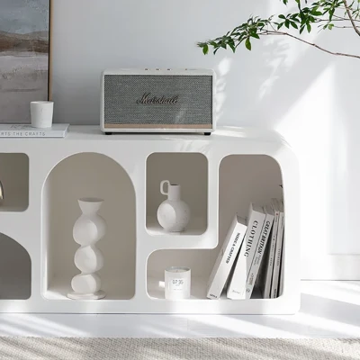 Picture of Silven Modular TV & Bookcase Unit – Natural Wood
