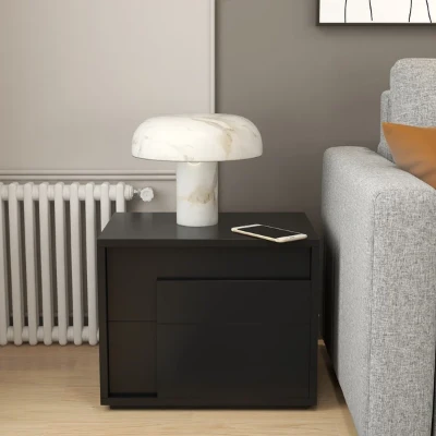 Picture of Kay Nightstand natural wood with 2 drawers