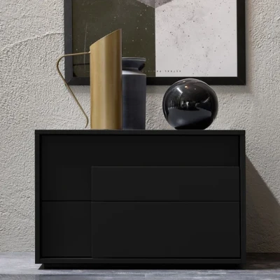Picture of Kay Nightstand natural wood with 2 drawers