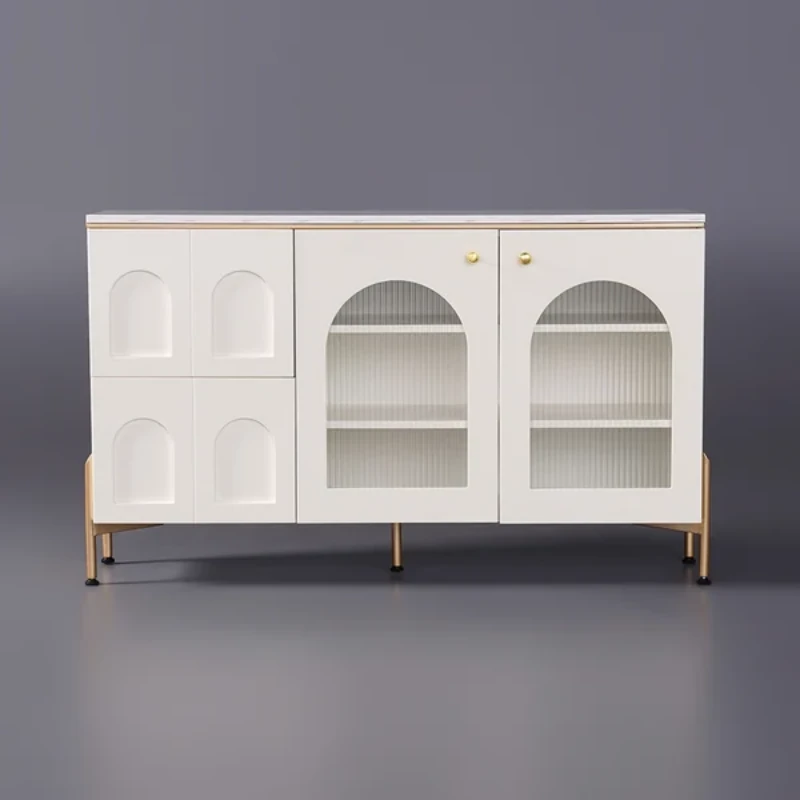Picture of Credenza Sideboard Natural wood with Metal legs