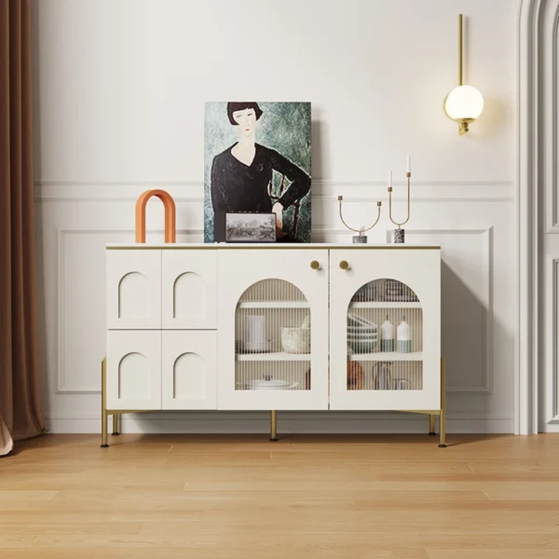 Picture of Credenza Sideboard Natural wood with Metal legs