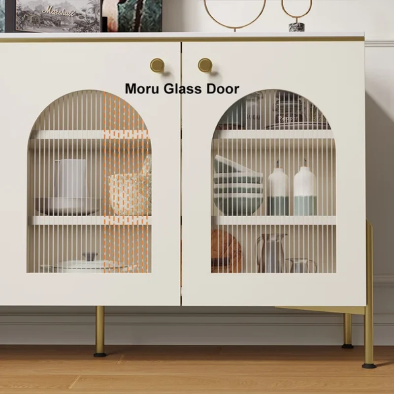 Picture of Credenza Sideboard Natural wood with Metal legs