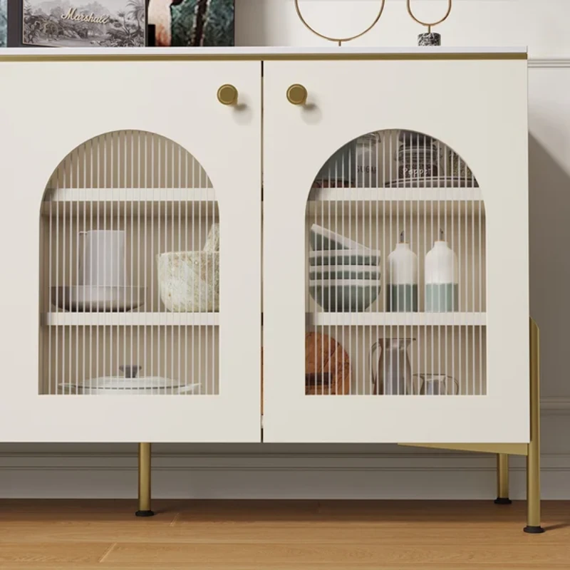 Picture of Credenza Sideboard Natural wood with Metal legs