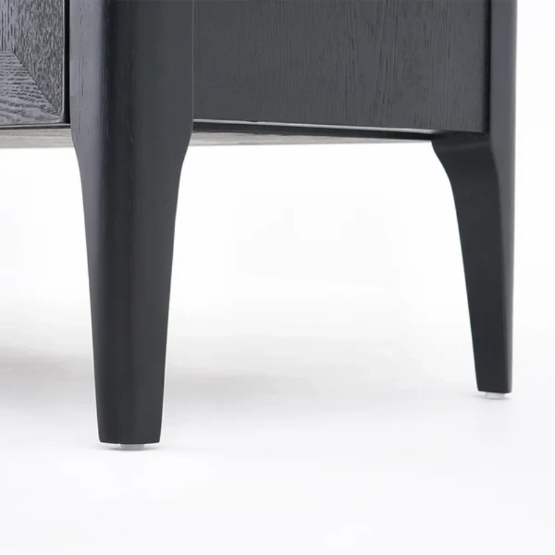 Lisco Sideboard – Natural Wood with Marble Top and Golden Handles