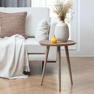 صورة طاولة جانبية حديثة خشب طبيعي - بوڤاديلا