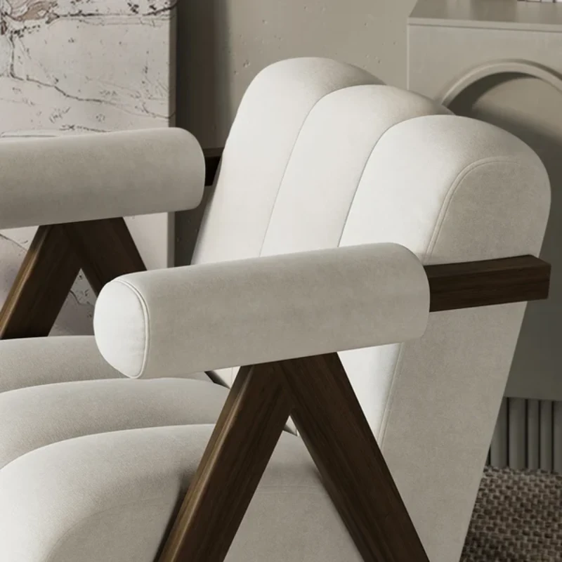 Picture of Sovana Cozy Armchair – Cylindrical Design with Wooden Legs