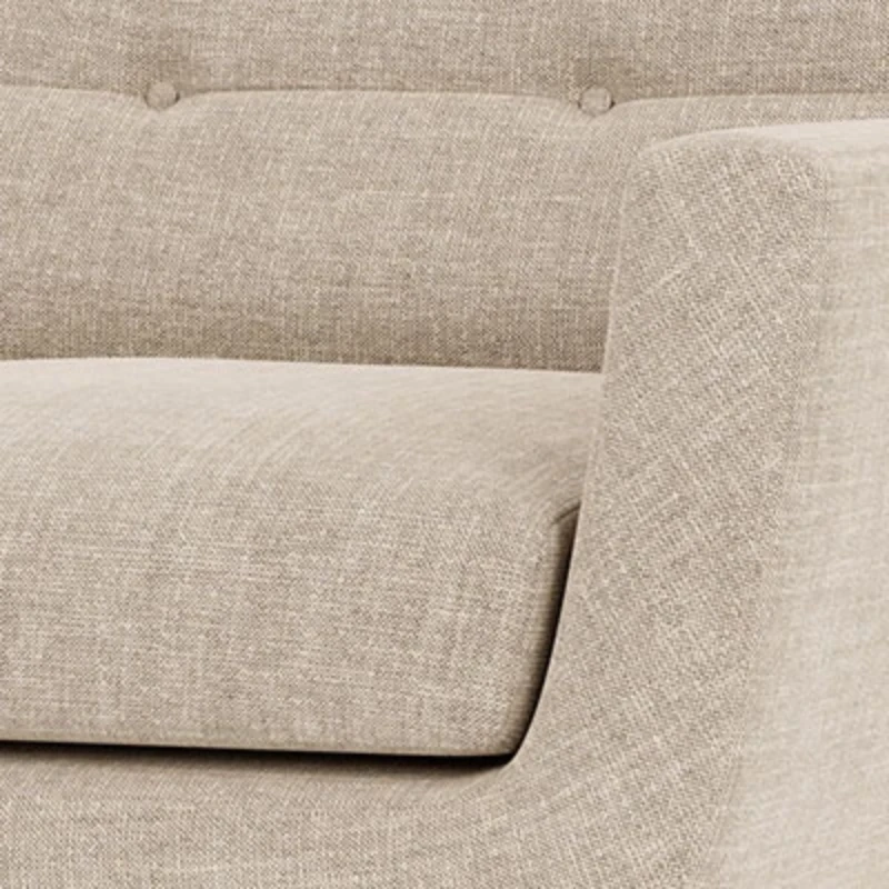 Picture of Vera Natural Wood Chair – Angular Legs & Soft Upholstery