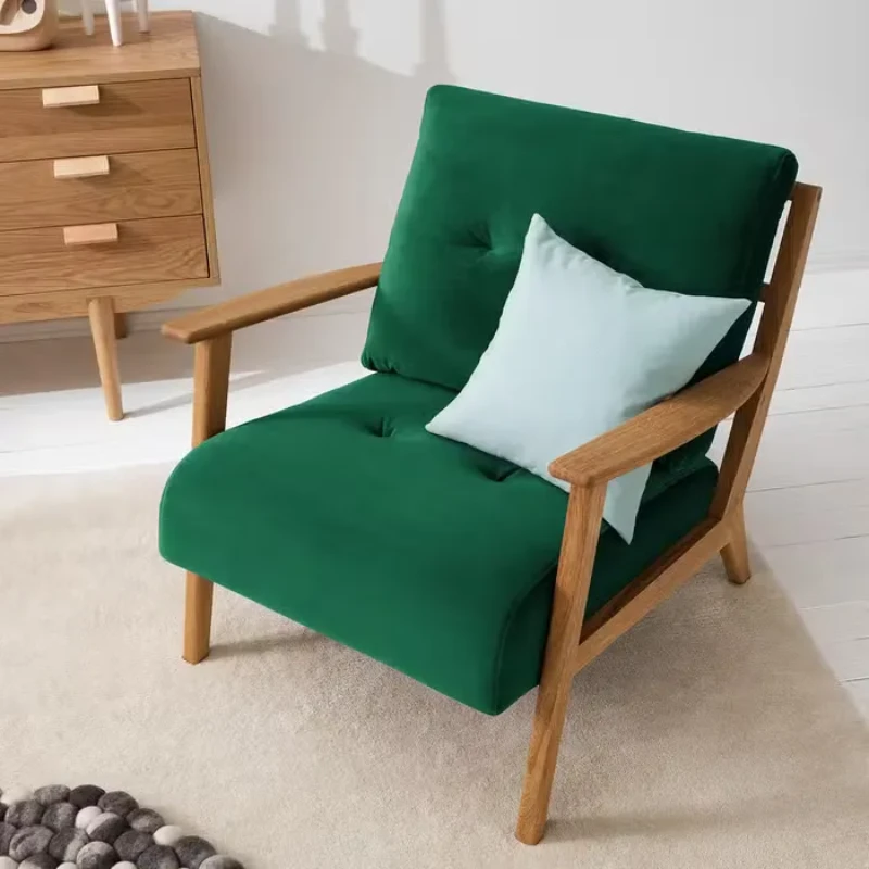 Picture of Casilo Natural Wood Armchair – Vintage Charm & Everyday Comfort