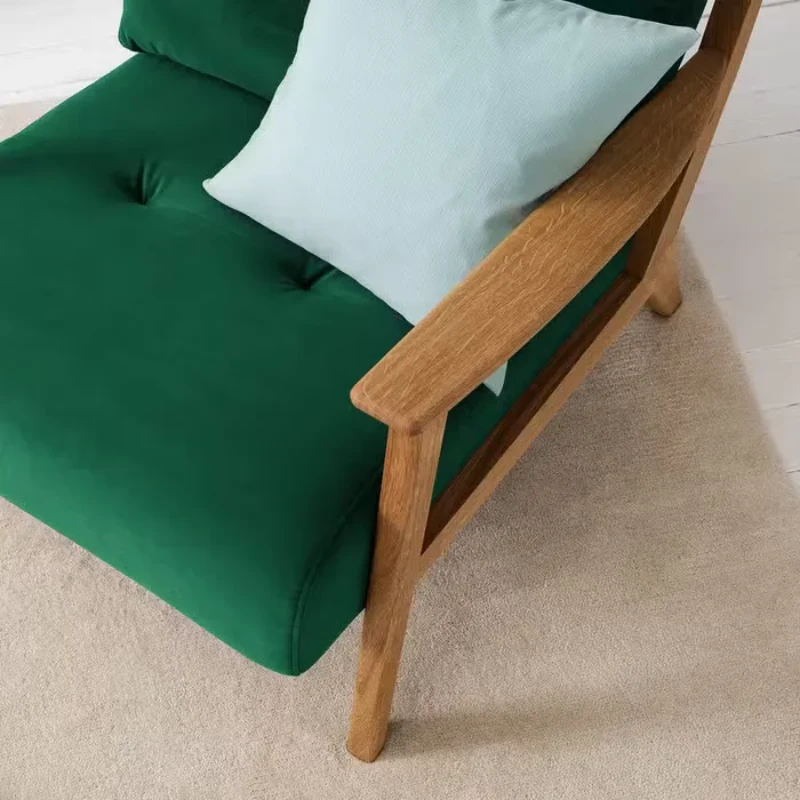 Picture of Casilo Natural Wood Armchair – Vintage Charm & Everyday Comfort