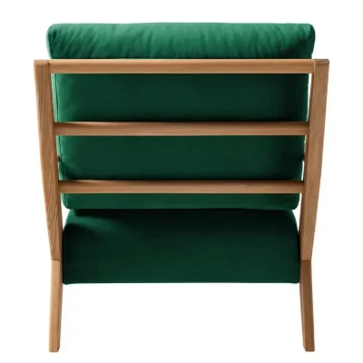 Picture of Casilo Natural Wood Armchair – Vintage Charm & Everyday Comfort